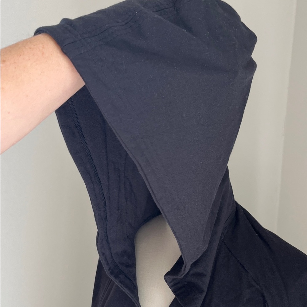 🤑LOWEST PRICE - ATHLETA Mantra Wrap Black Women's cardigan sweatshirt Jacket - Picture 7 of 16